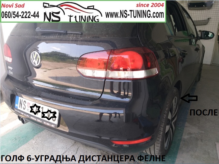 vw golf 6 distancer felne 5x112 15mm produzeni srafovi sigurnosni ugradnja novi sad tuning